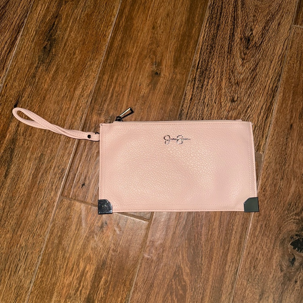 Light pink Jessica Simpson  Wristlet Clutch